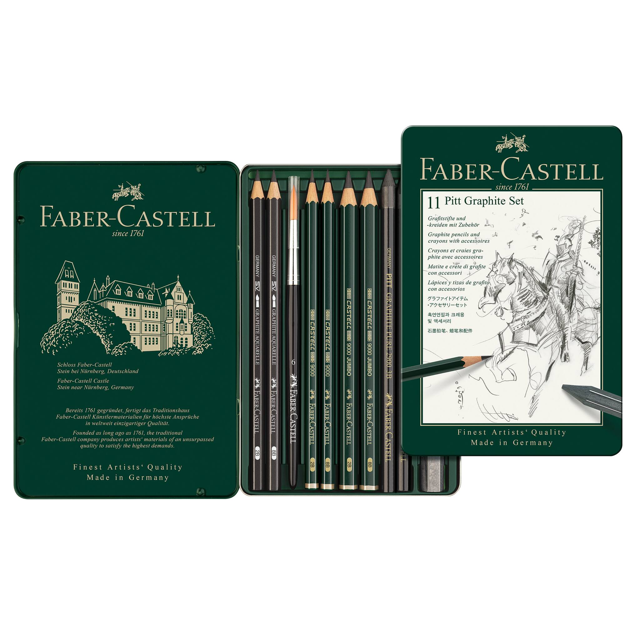 Faber-Castell Pitt Graphite Pencil Set